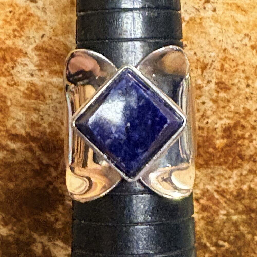 Jay King Ring Size 9.5 Sterling Silver and Blue Lapis DTR